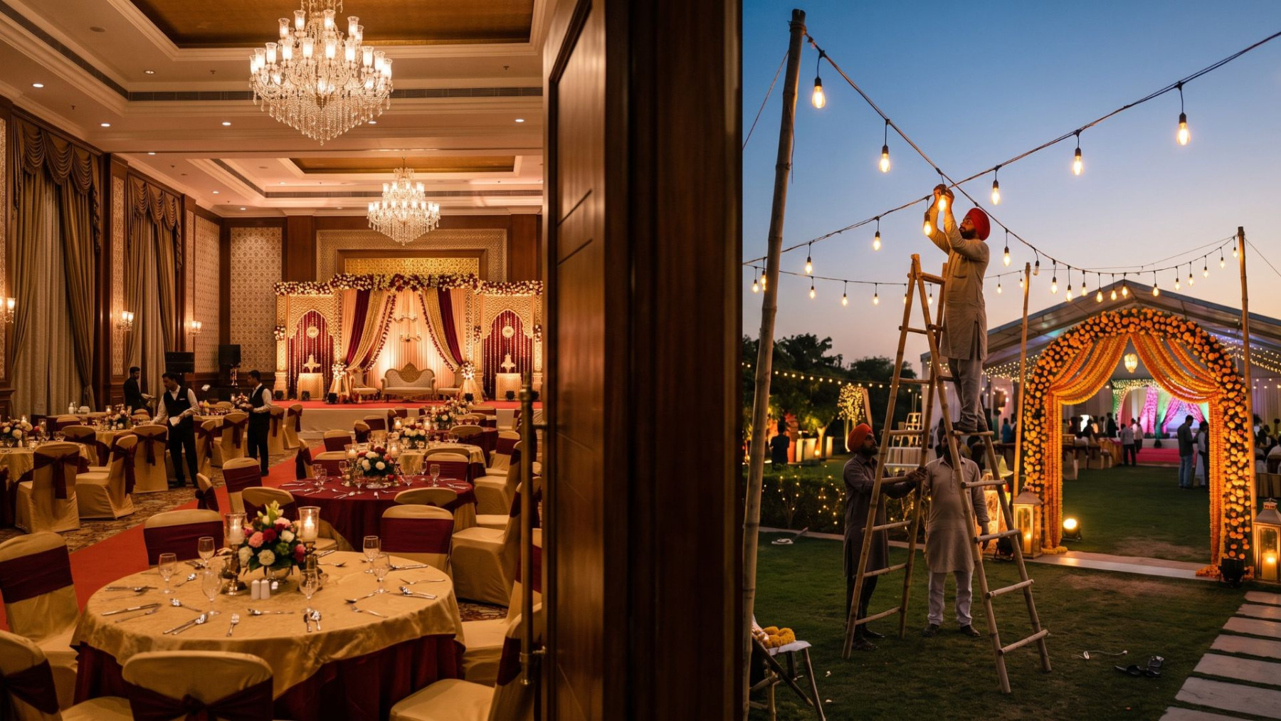 Banquet Hall vs Farmhouse in Delhi NCR: Real Price Comparison (2026)