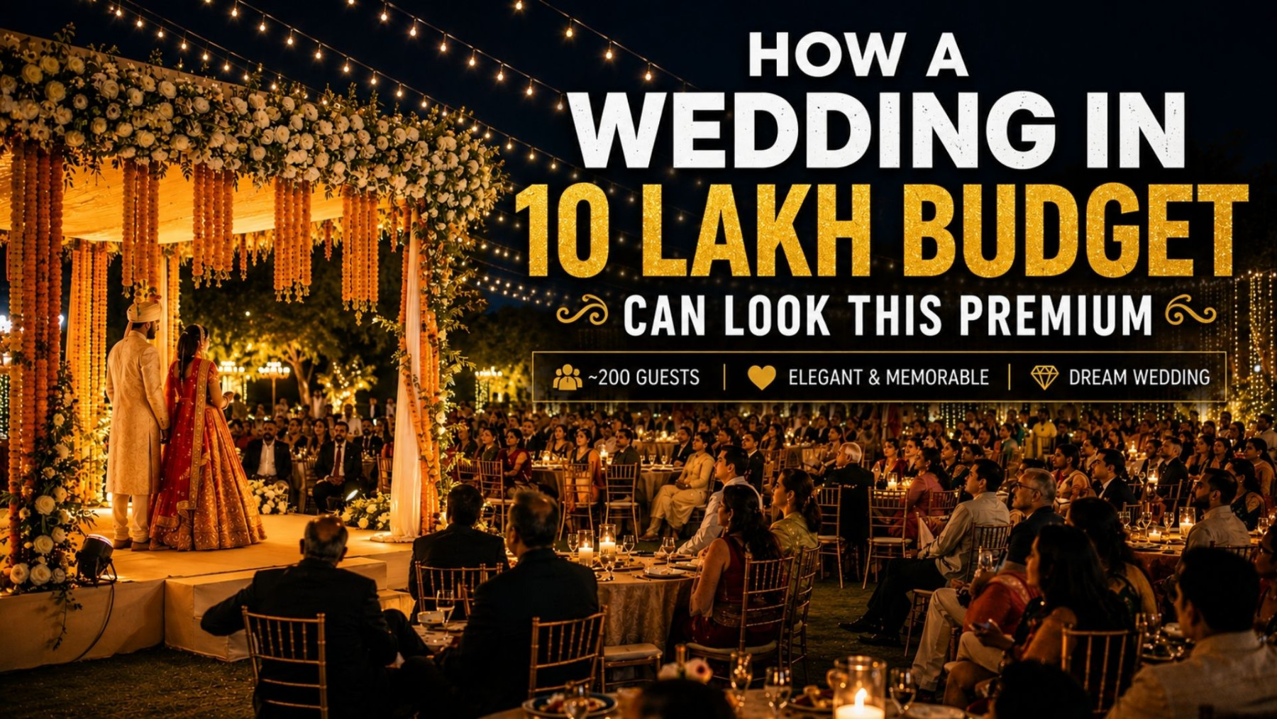 How to Plan a Wedding in ₹10 Lakh Without Looking Cheap